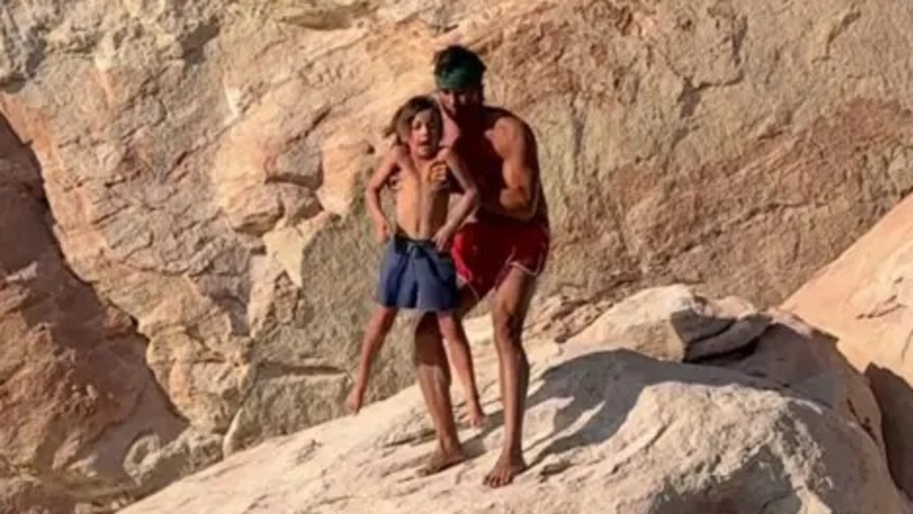 Influencer cops backlash after tossing son off cliff for ‘fun'
