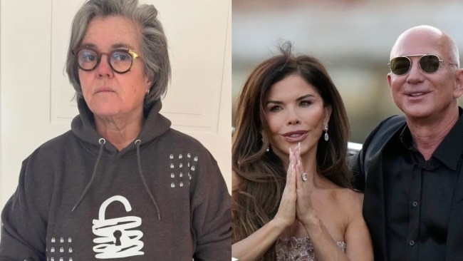 Rosie O'Donnell eviscerates Jeff Bezos and ‘fake fembot' Lauren Sánchez for gluttonous $76 million wedding: ‘Sold his soul'