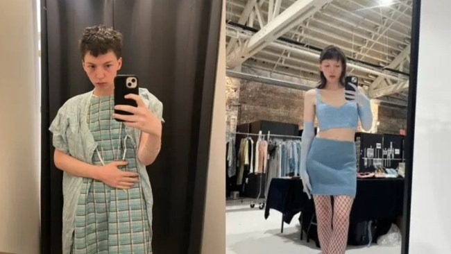 Fashion model learning to be a man after being pushed to transition at age 15: ‘I was really crazy on the hormones'