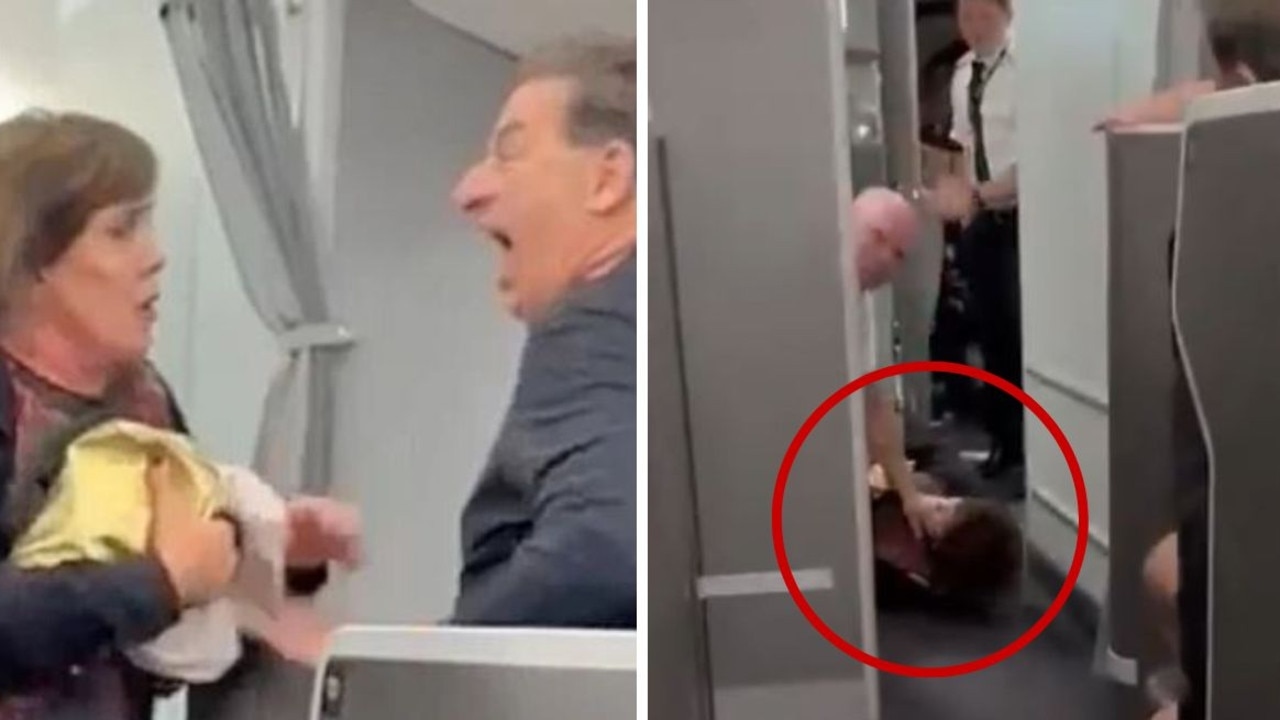 ‘Outrageous': Flight descends into chaos after brawl