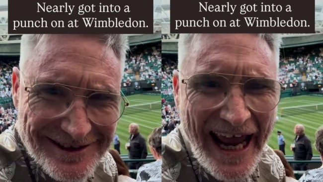 Dave Hughes unleashes on unruly Wimbledon fan who lobbed wild Nazi slur at Aussie comedian