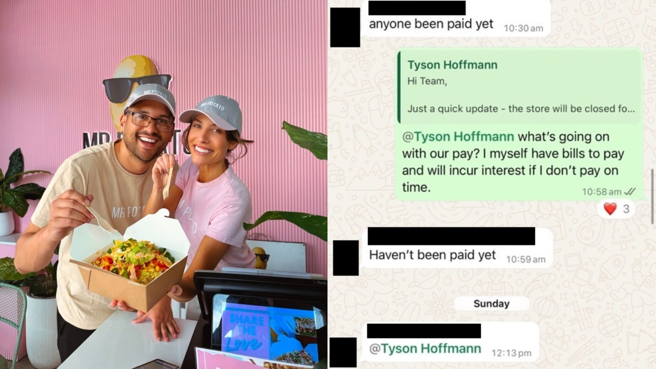'Had to apply for loan to cover my expenses': Influencer owners of collapsed fast food chain leave workers unpaid and in limbo as they go AWOL