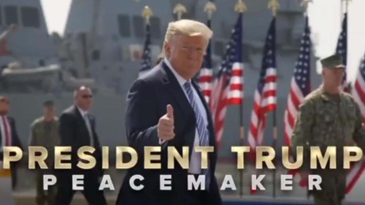 Donald Trump promotes himself as a ‘peacemaker'