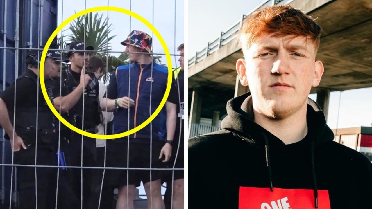 TikTok star AngryGinge arrested for allegedly damaging F1 car at British GP, denies suspicions.