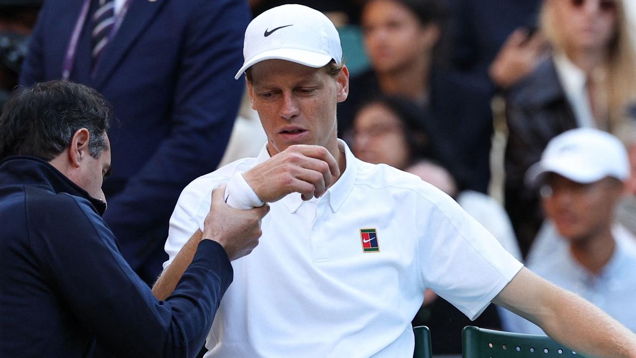 Injury clouds Jannik Sinner's Wimbledon quarter-final