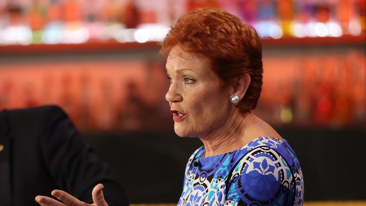One Nation leader Pauline Hanson laments exploding public sector reaching record levels under Albanese government