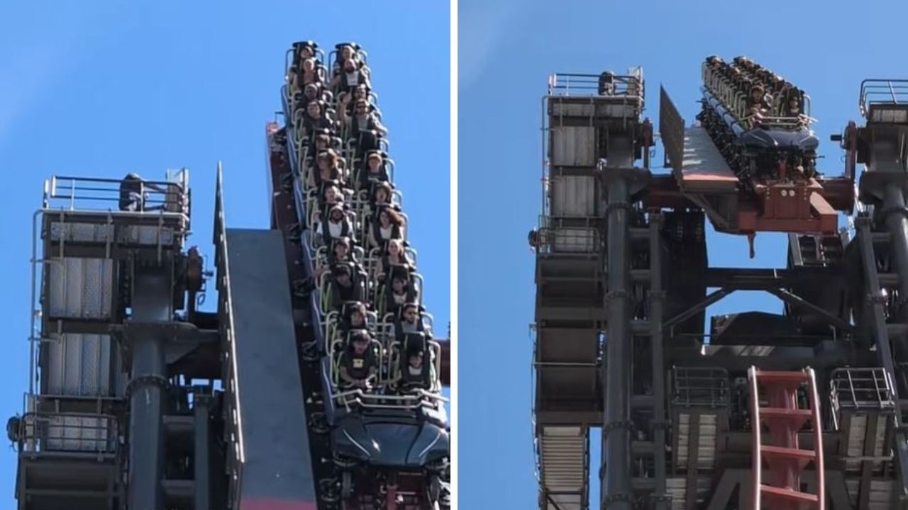 Riders stuck upside down for 10 minutes on ‘tallest, longest and fastest tilt coaster'