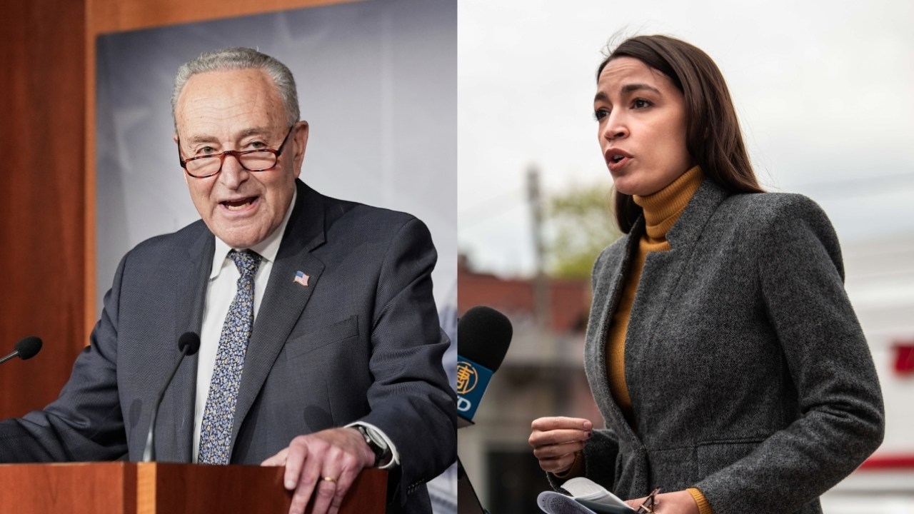 Donald Trump trolls ‘Palestinian senator' Chuck Schumer, claims his career has ‘limited' time left: ‘I hear AOC is gonna beat him'