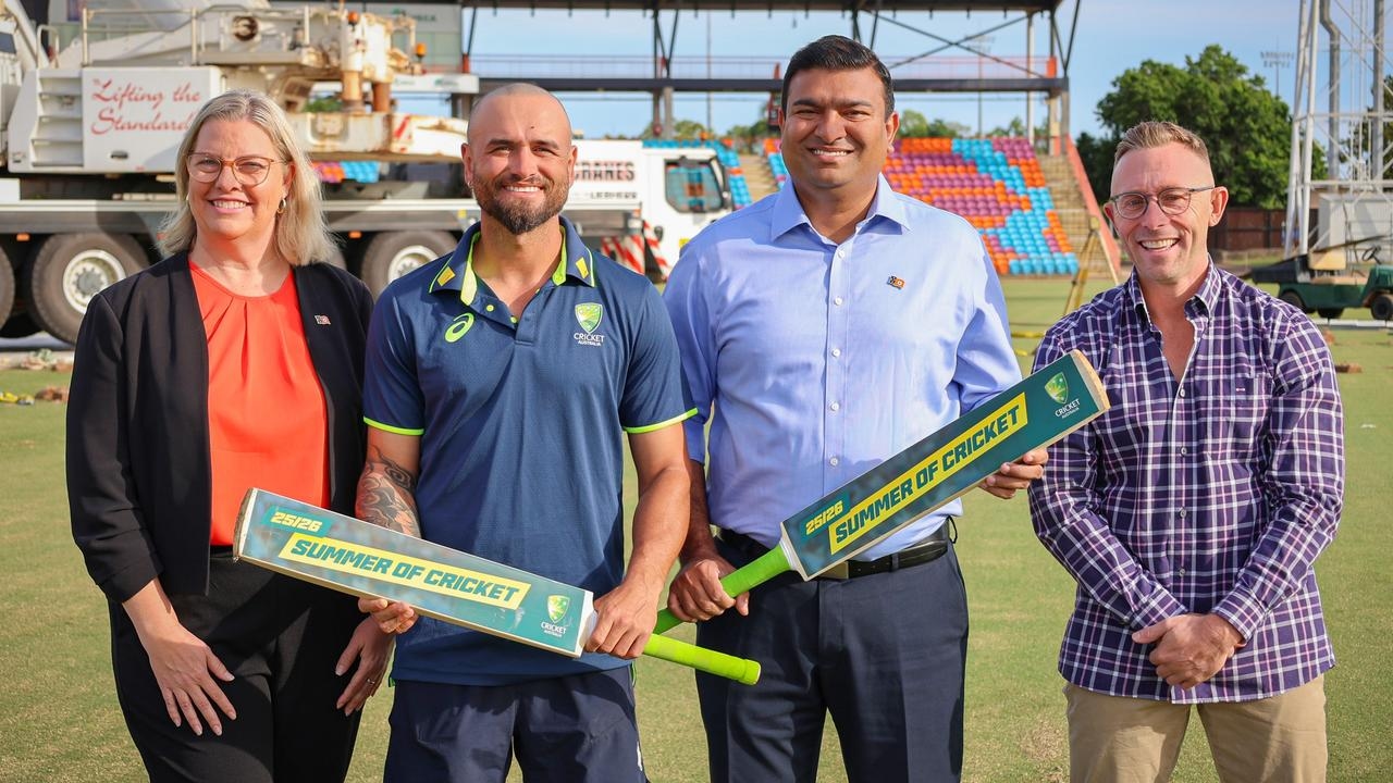 Drop-in pitches laid down as international cricket to return to Darwin for first time in 17 years