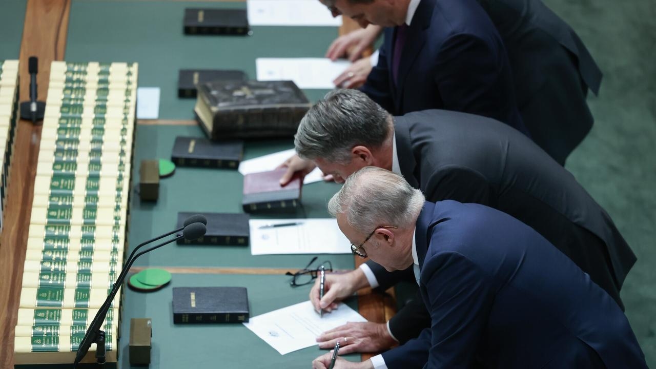 ‘Striking': Labor dominates the Australian parliament during its first sitting day