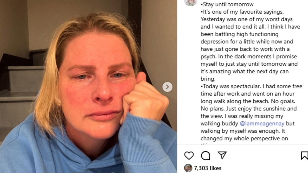 Former Olympian Leisel Jones opens up on mental health battle in candid Instagram post