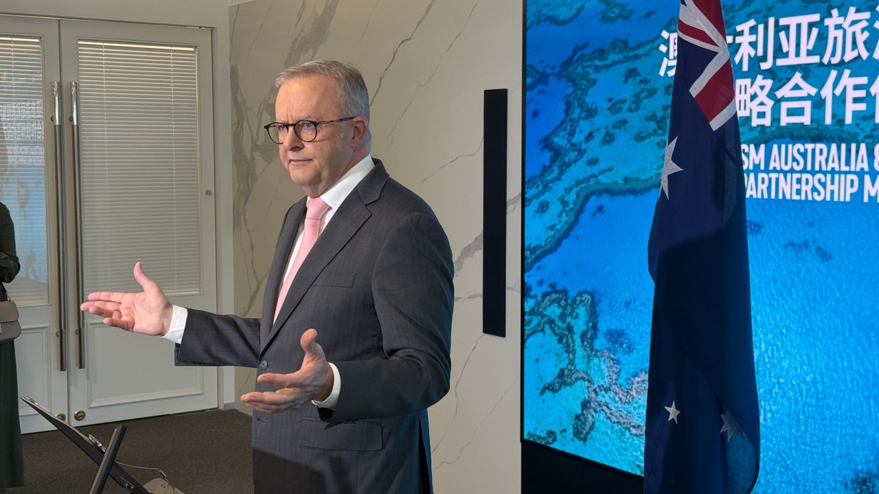 Prime Minister Anthony Albanese stresses ‘people-to-people relations' in China despite ongoing delay in meeting with President Trump