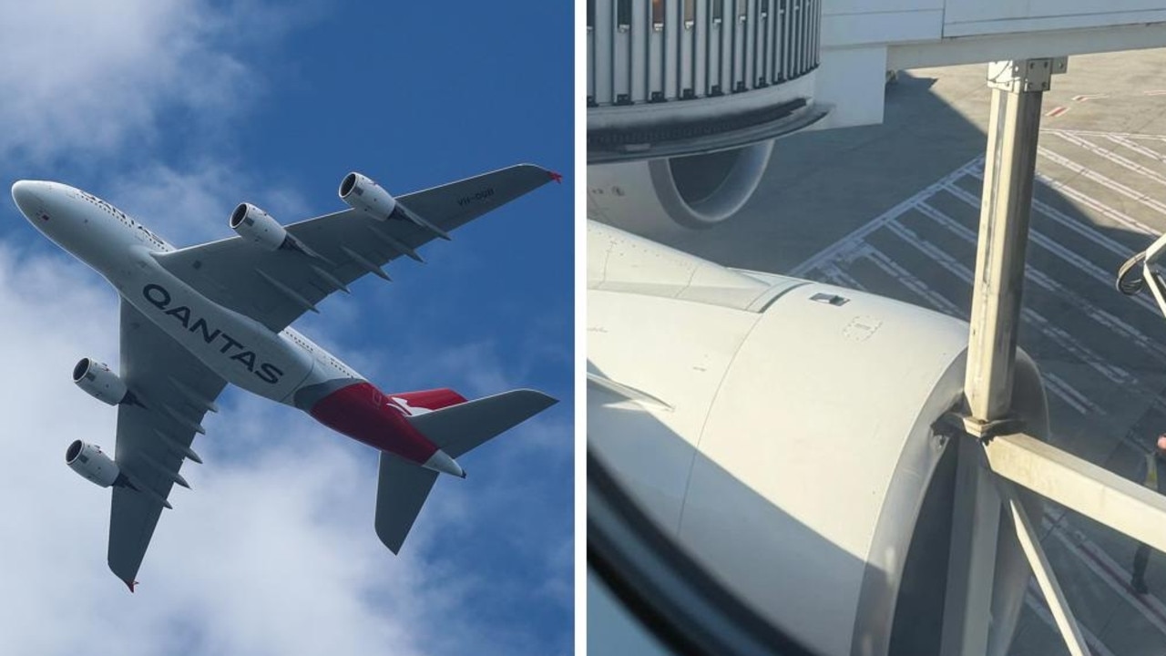 Qantas passengers facing 21-hour delay after aerobridge collides with plane at Sydney Airport