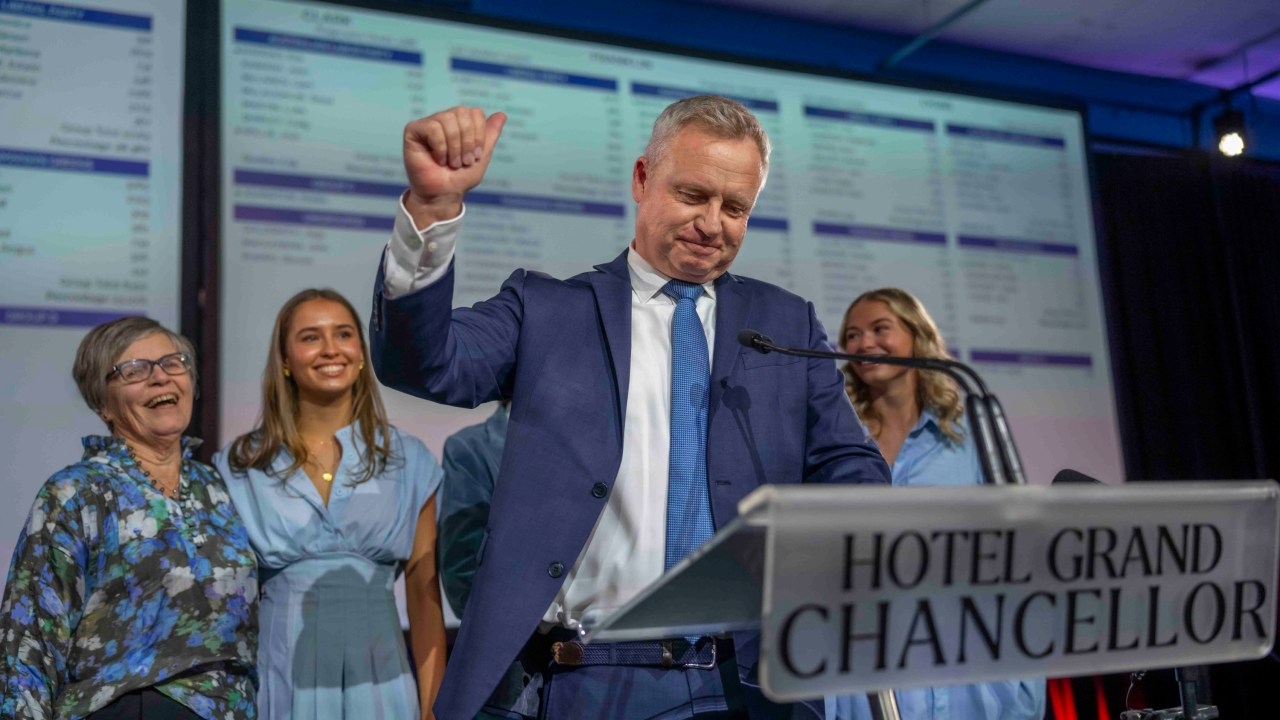 Tasmanian Premier Jeremy Rockliff vows he will ‘get on with the job' and form government
