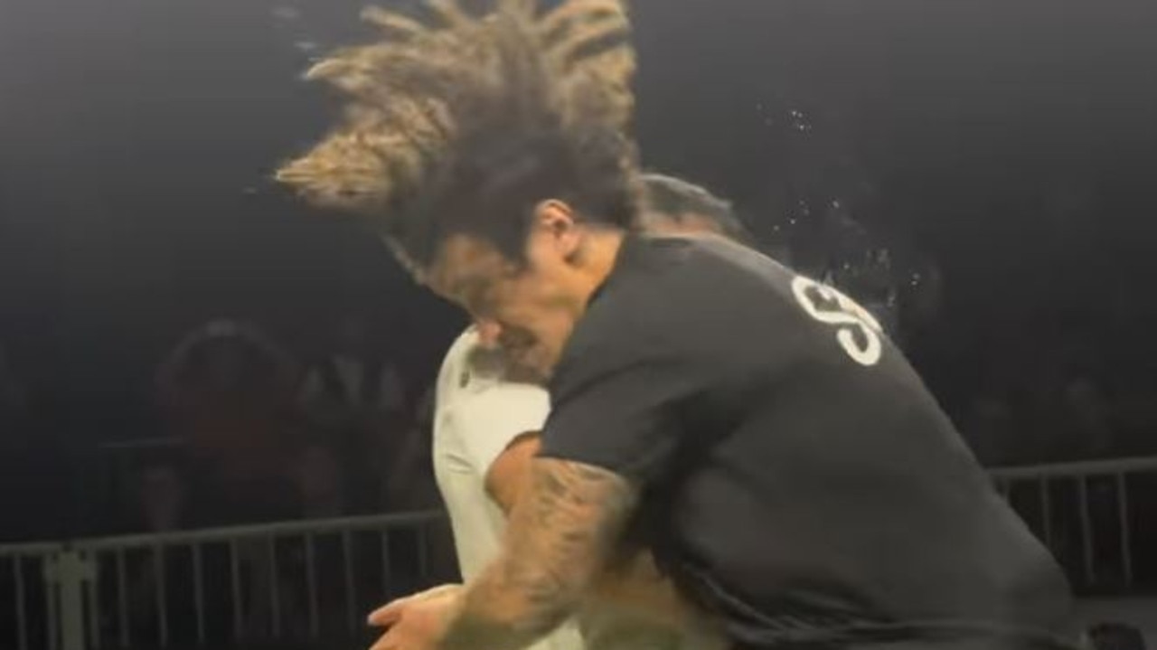 NRL 2025: Kevin Proctor knocked out at RUNIT event by Jordan Simi in Dubai