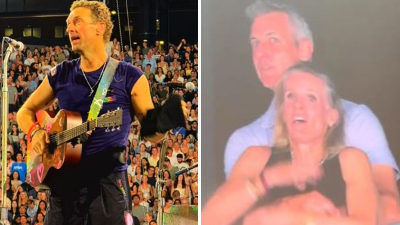 Never-before-seen footage of alleged Coldplay affair in action