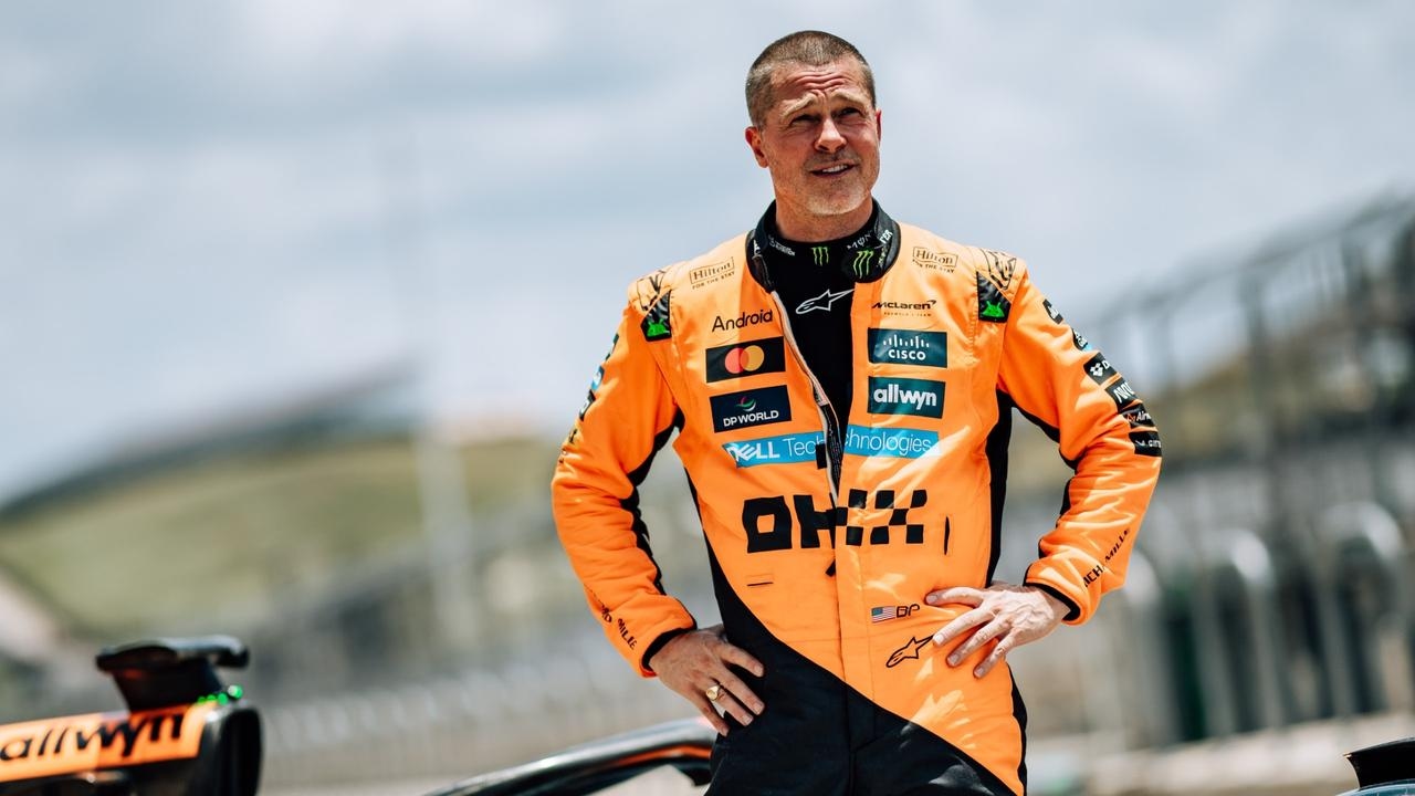 Hollywood star Brad Pitt test drives 2023 McLaren at Circuit of the Americas to celebrate release of F1 The Movie