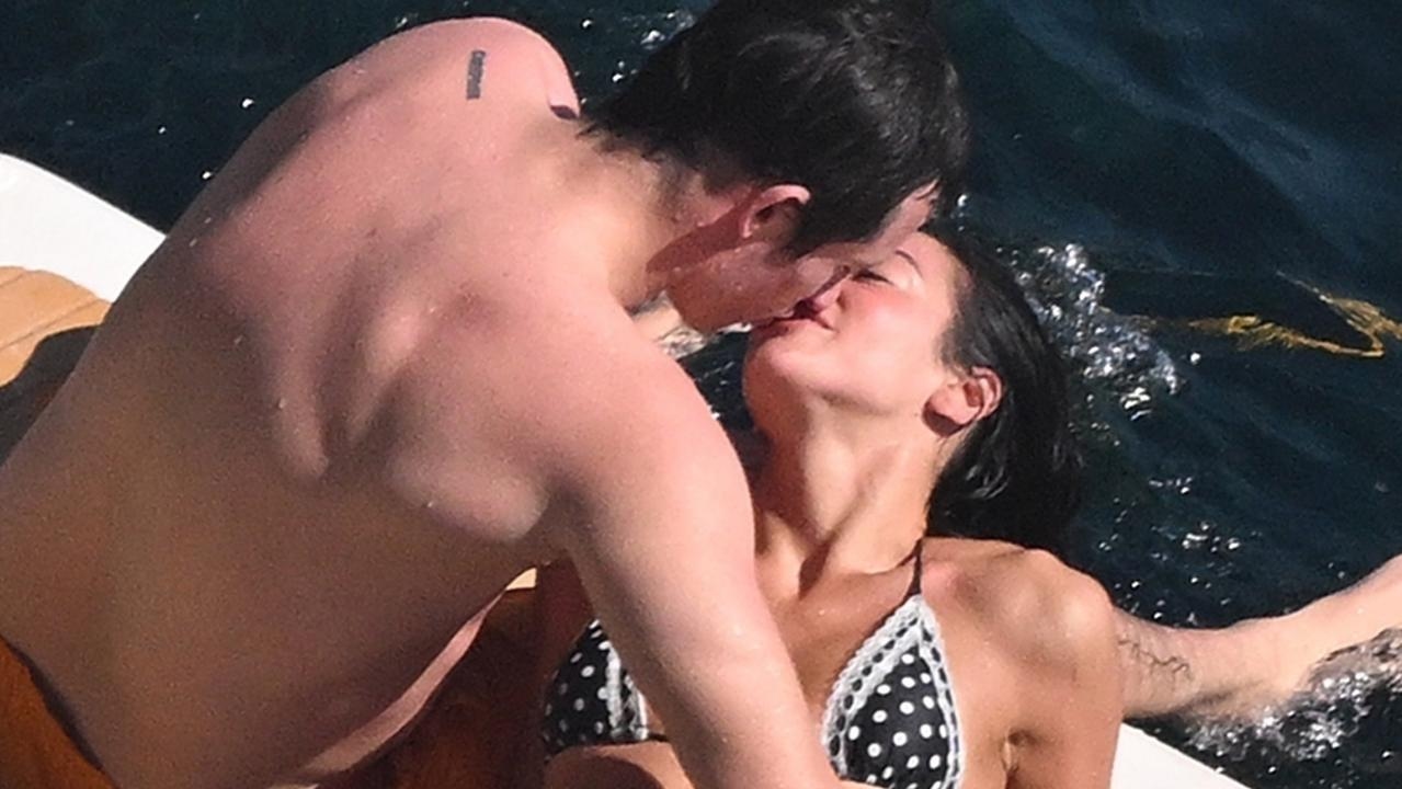 Dua Lipa passionately kisses fiance Callum Turner during Italy getaway