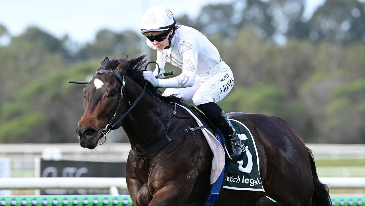 Angela Jones extends lead in Brisbane jockeys' premiership with Winx Guineas victory on The Three Hundred