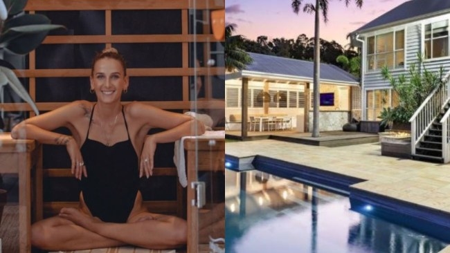 Controversial influencer lists luxury Queensland home after backlash from medical professionals over claims she treated cancer cells with plant-based diet