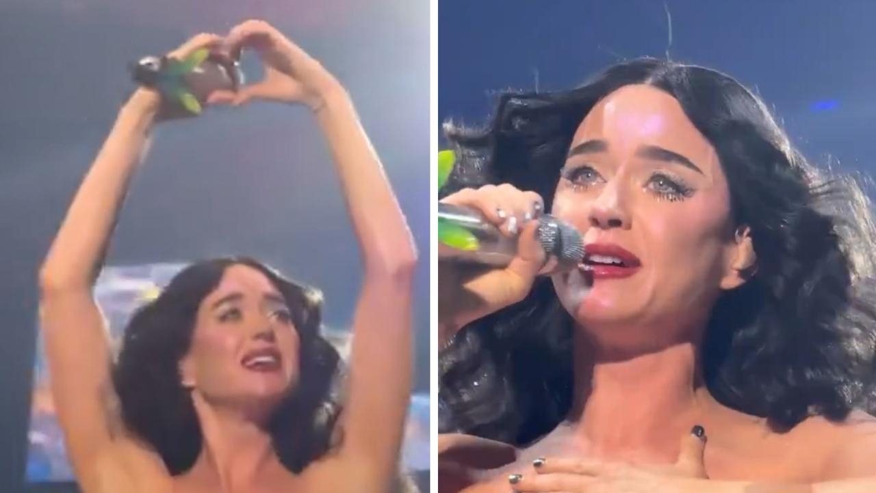 ‘Thank you Australia': Katy Perry fights back tears in Aussie farewell