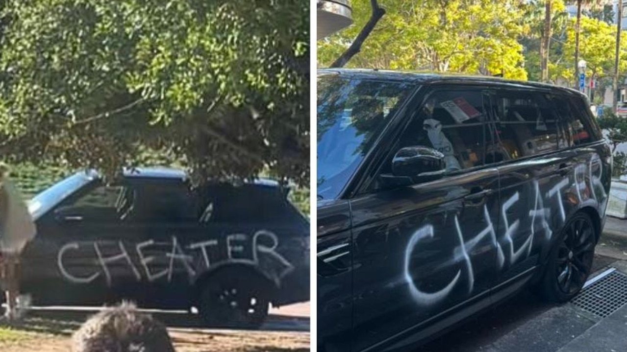 Luxury Range Rover vandalised with brutal 1 word message