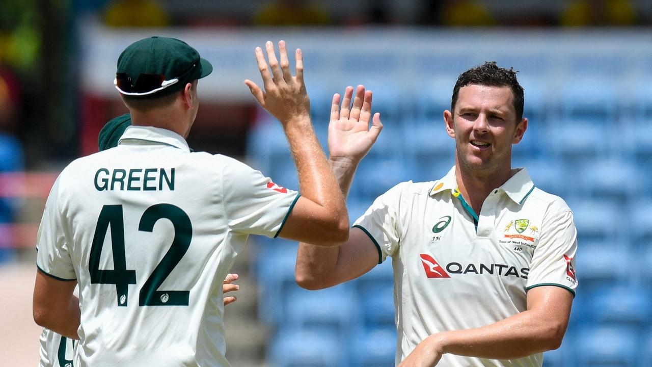 West Indies v Australia, third Test, live coverage: Hazlewood strikes early