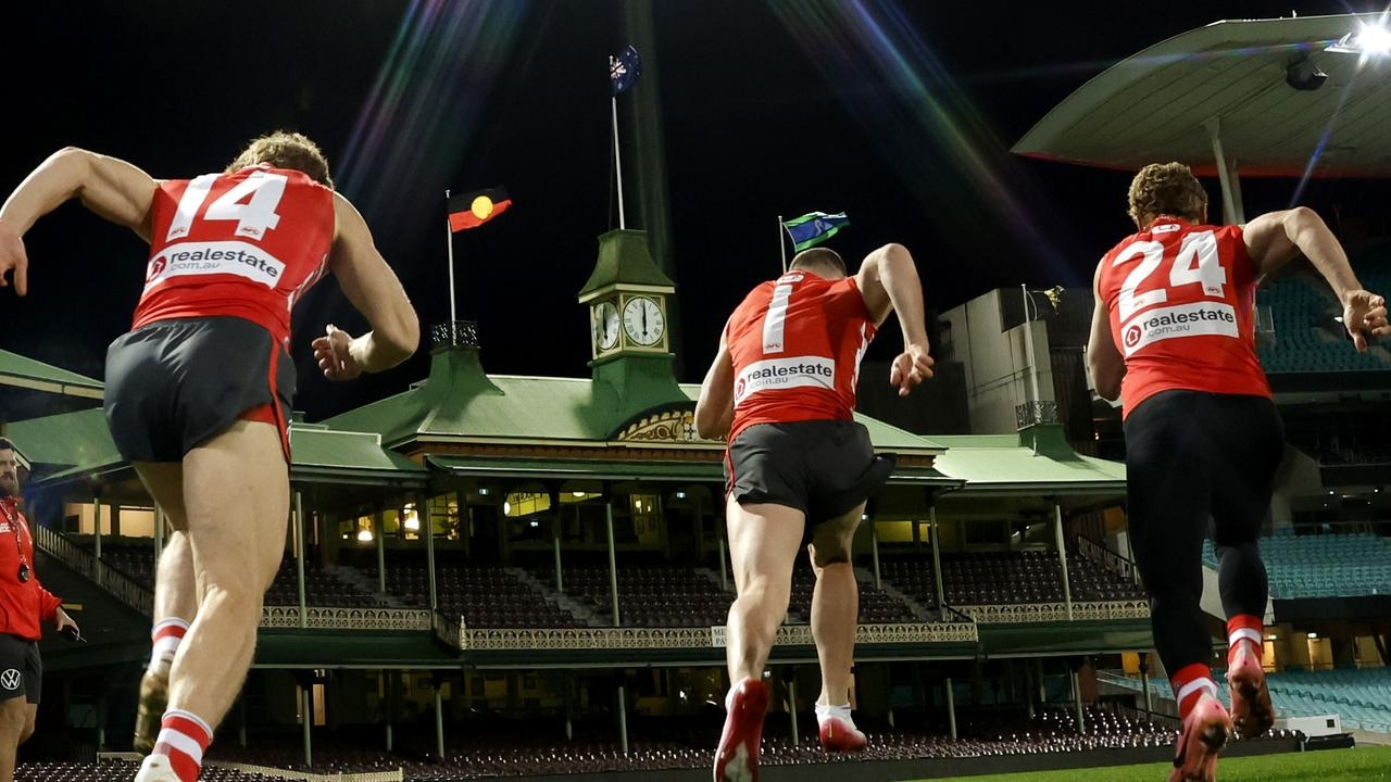 Swans ruckman Brodie Grundy says SCG may be slippery but not unsafe to play