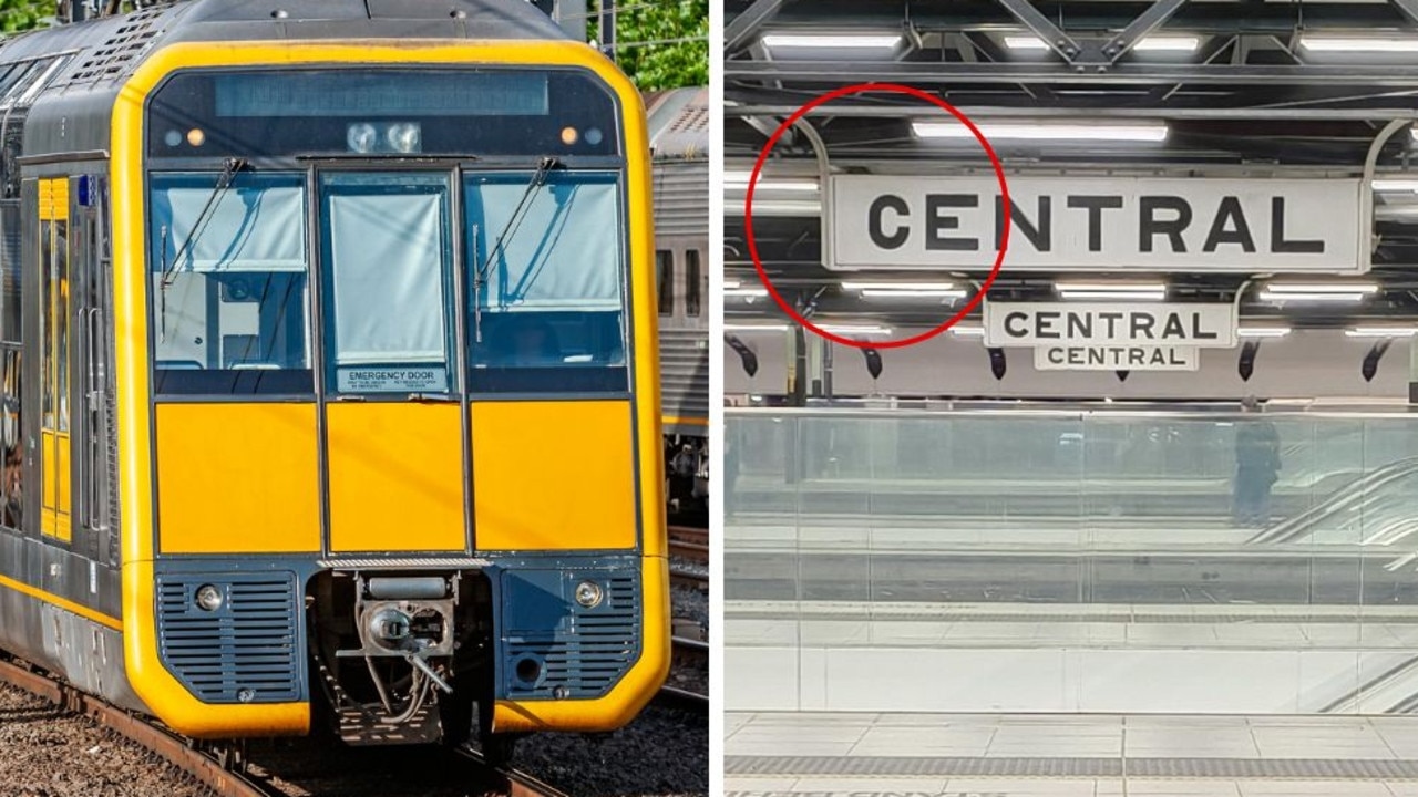 Sydney Central Station detail confusing commuters