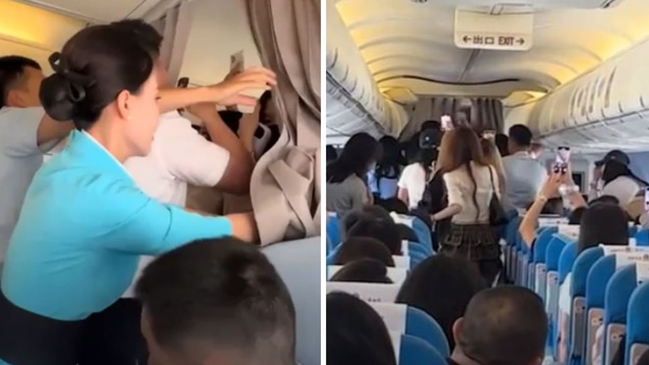 Fans ambush actor after storming business class on flight