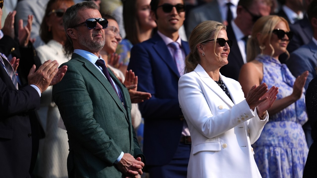 King Frederik cozies up with Duchess of Edinburgh at Wimbledon two years after affair scandal that rocked Danish monarchy