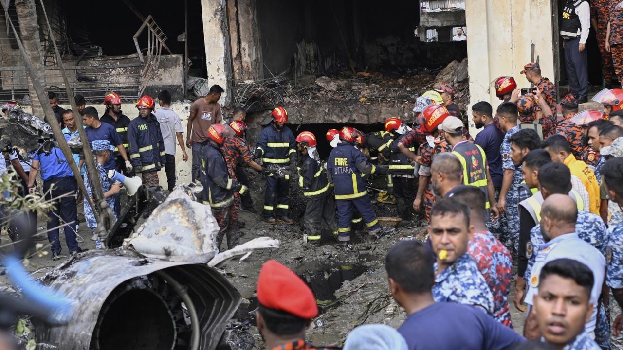 Bangladesh military plane crashes into Milestone School and College campus in Dhaka