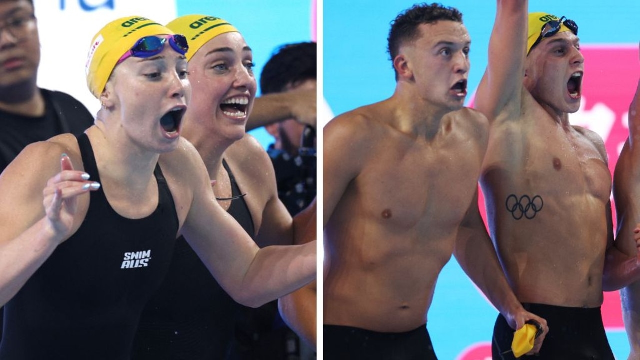 Australia claim 4x100m relay double at World Swimming Championships