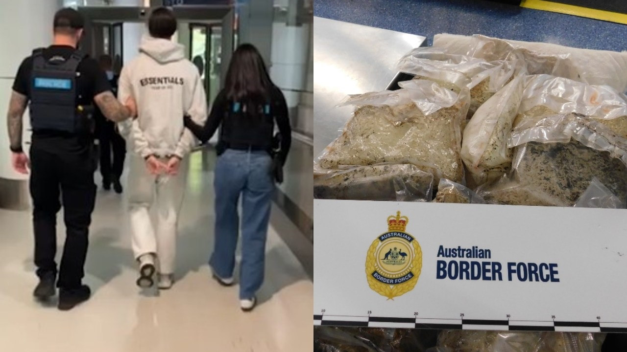 French man arrested at Sydney Airport after more than $20 million worth of meth was allegedly discovered in his suitcase