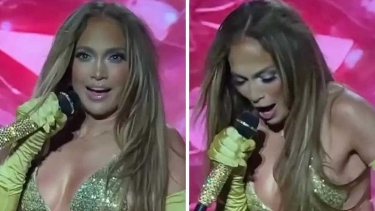 Jennifer Lopez suffers embarrassing mid-performance wardrobe malfunction: ‘Glad I had underwear on'