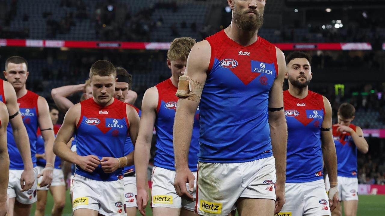 Melbourne captain Max Gawn says he didn't get organised fast enough in the frantic loss to St Kilda