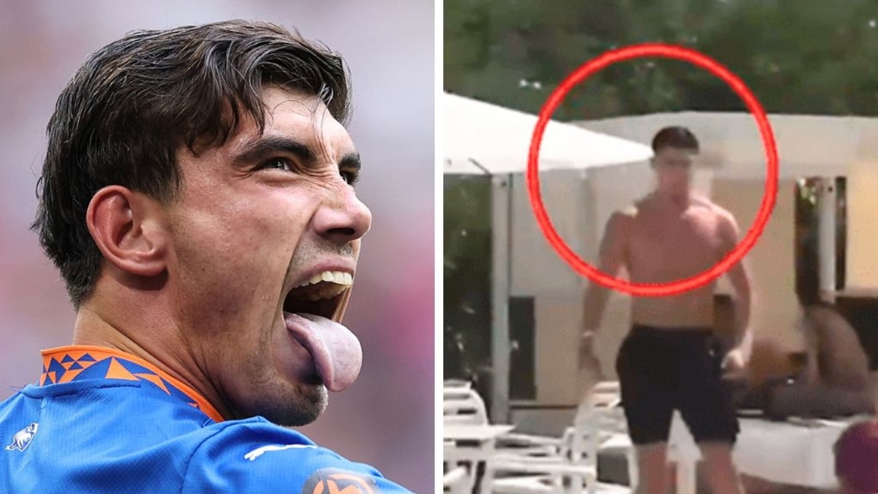 ‘I feel terrible': Football star breaks silence after footage shows him hurling a chair at woman