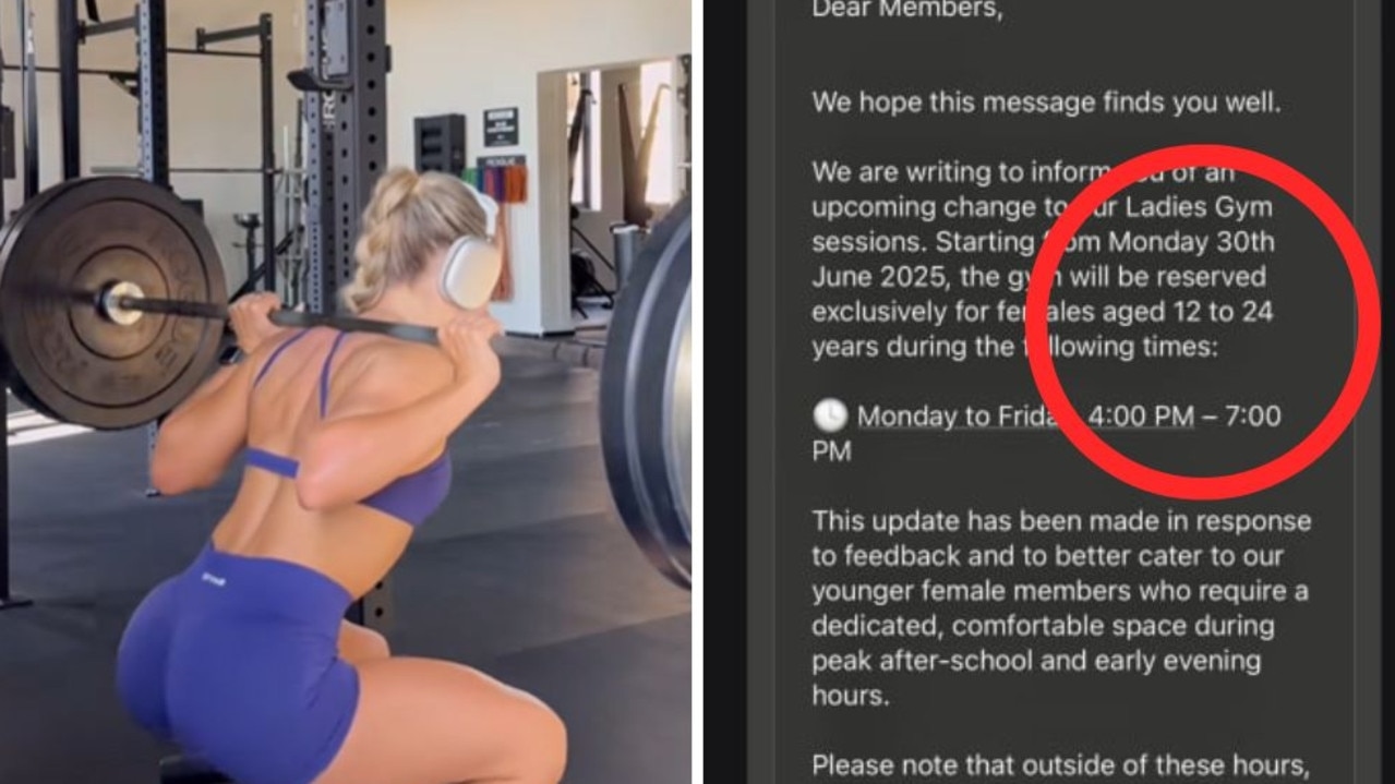 Boss' insane text to gym members about ‘young women' rule
