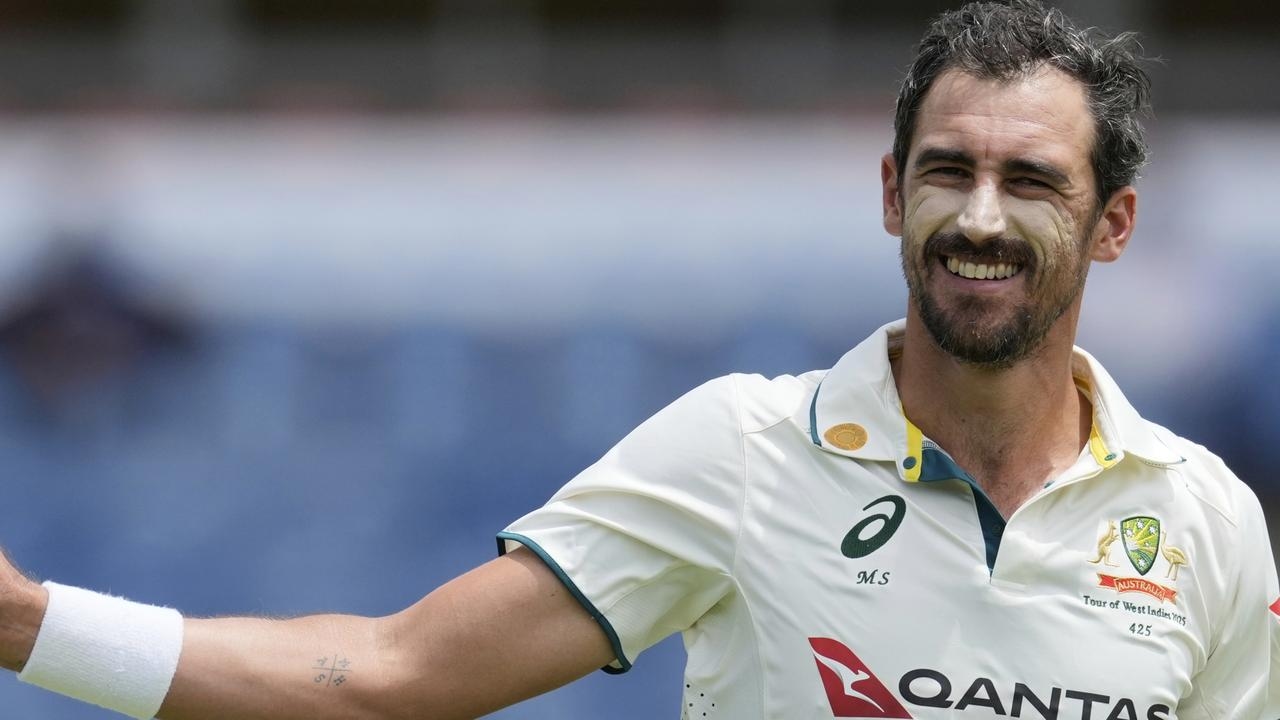 Mitchell Starc will become second Australian fast bowler to reach 100 Tests in final clash with West Indies