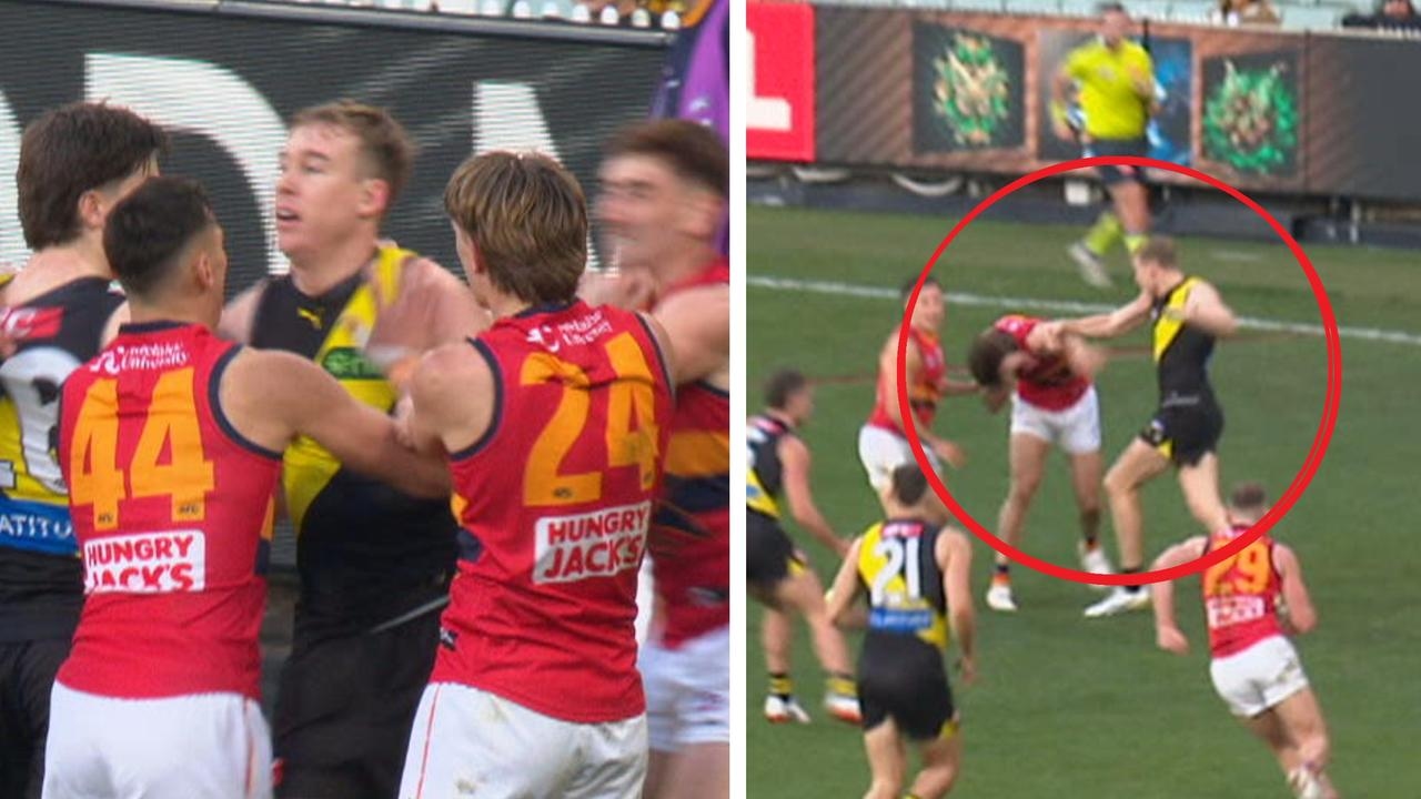 Richmond's Tom Lynch takes ‘big swing' at opponent with old school haymaker
