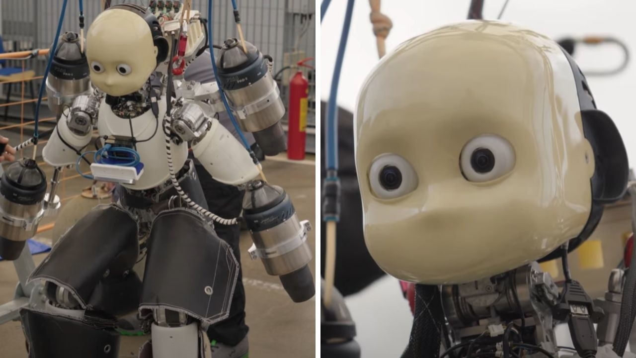 Internet reacts to first-of-its-kind flying ‘baby-faced' robot
