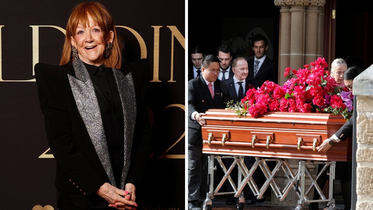 Australian socialite Eileen 'Red' Bond is farewelled during catholic requiem