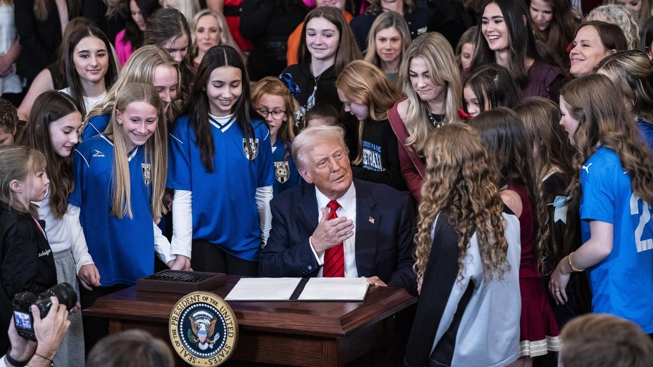 ‘War on women's sports is over': Trump's trans sports ban calls for Australia to follow
