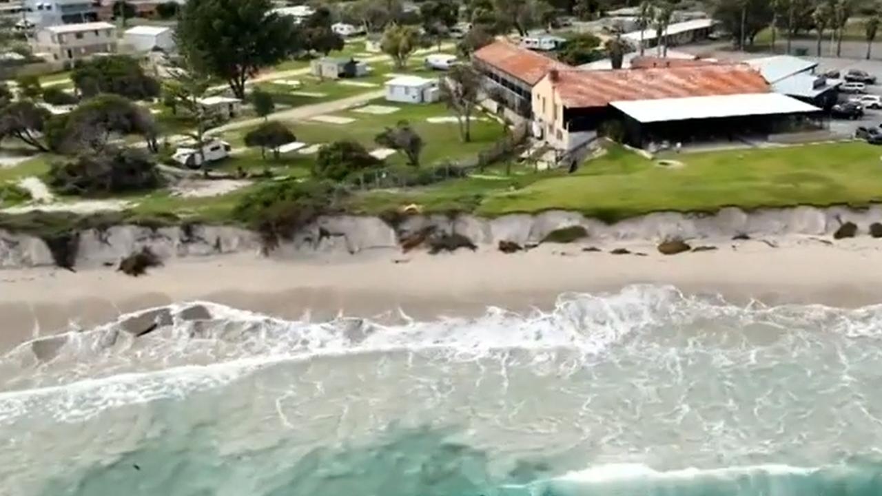 ‘A retreat is not a viable solution': Entire town at risk of coastal collapse after losing 25m of land over a year