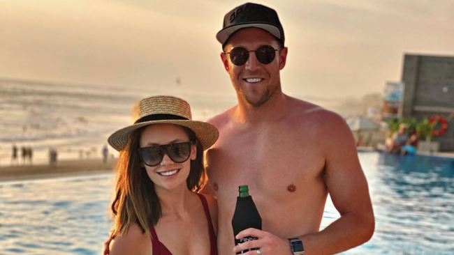 Channel Seven reporter Amber Laidler and AFL star huband Jeremy Laidler split after eight years of marriage