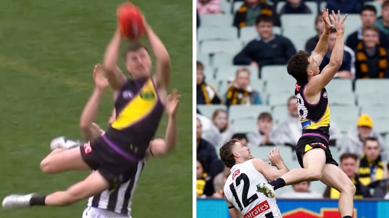 Footy fans demand answers over questionable Richmond free kick