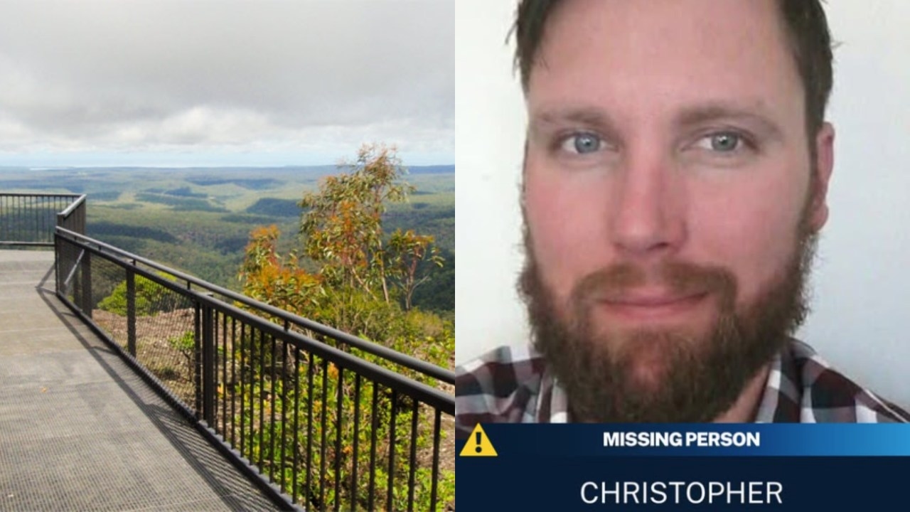 Police seek public assistance as search goes into second day to locate hiker Christopher Moore on NSW's South Coast
