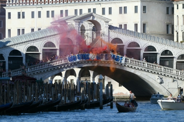 'Eat the rich': Venice protests shadow Bezos wedding