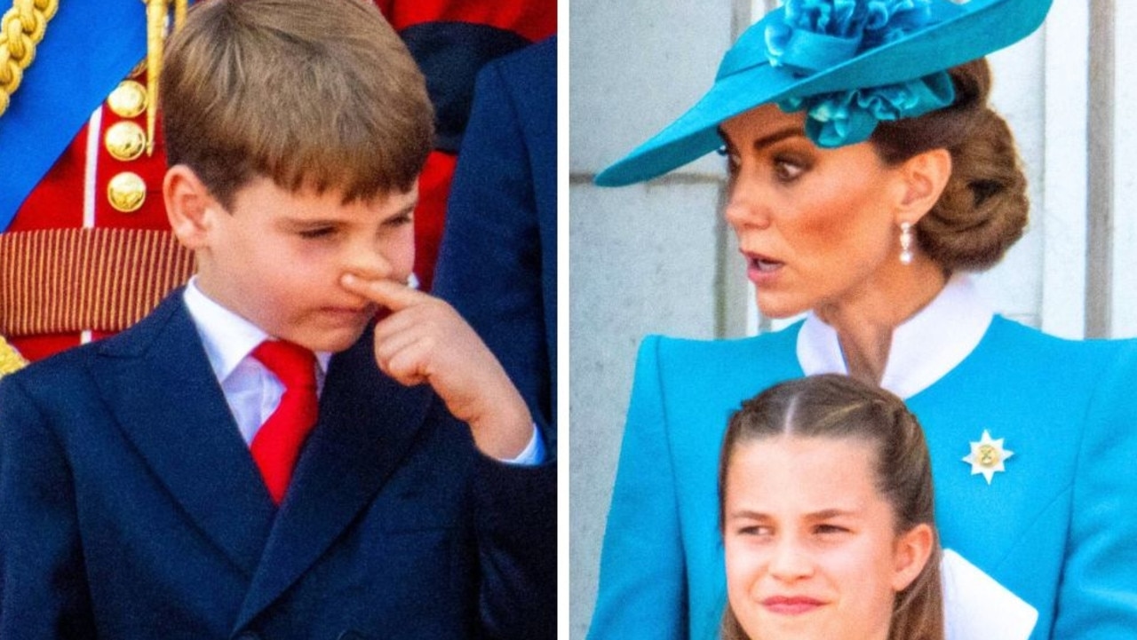 Kate Middleton's firm command to Prince Louis on palace balcony revealed by lip reader