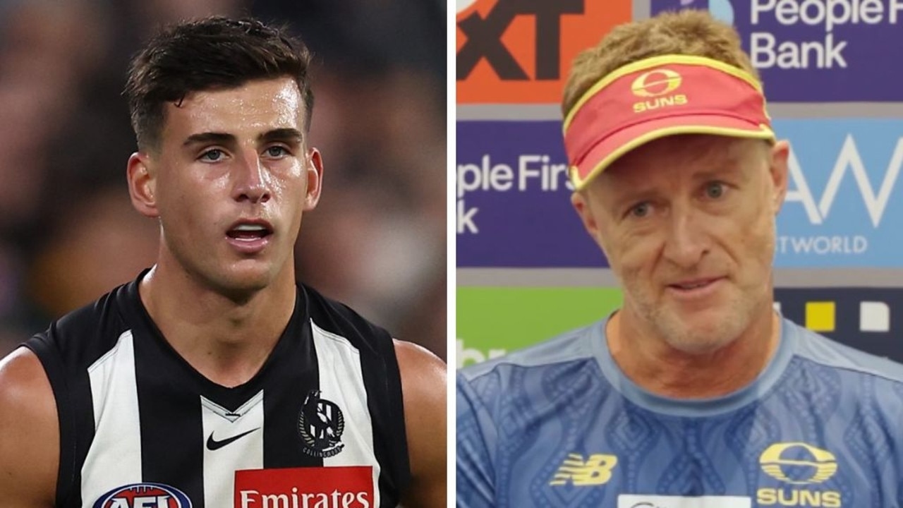 Suns coach Damien Hardwick explodes at AFL's umpire contact change